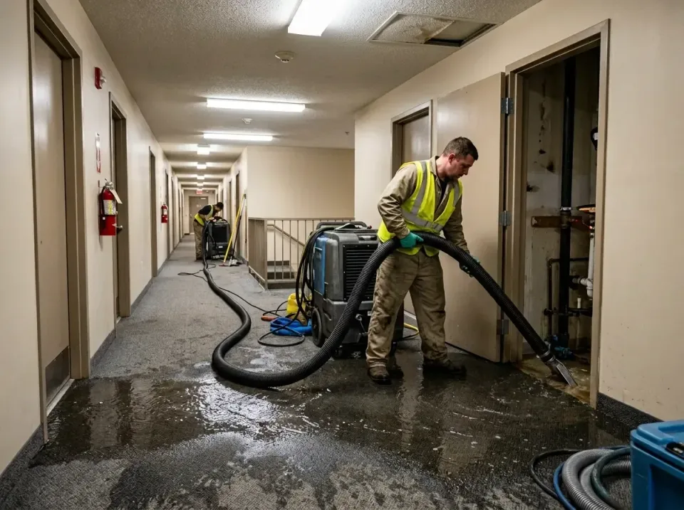 multi-unit-apartment-hallway-f-005 — frequently asked questions, Emergency Burst Pipe Water Extraction & Removal in Camp Hil…